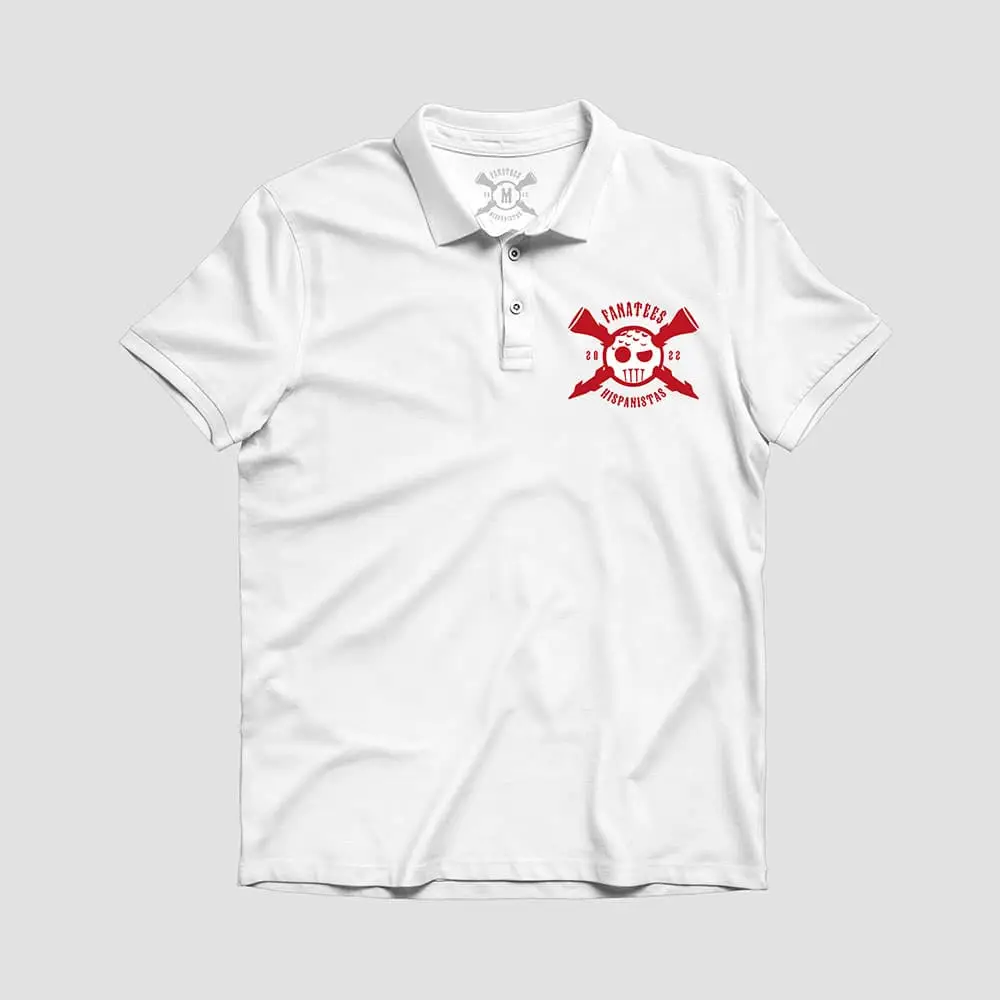 POLO BLANCO HISPANISTA FRONTAL