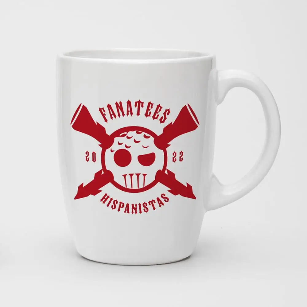 TAZA BLANCA FANATEES HISPNISTAS